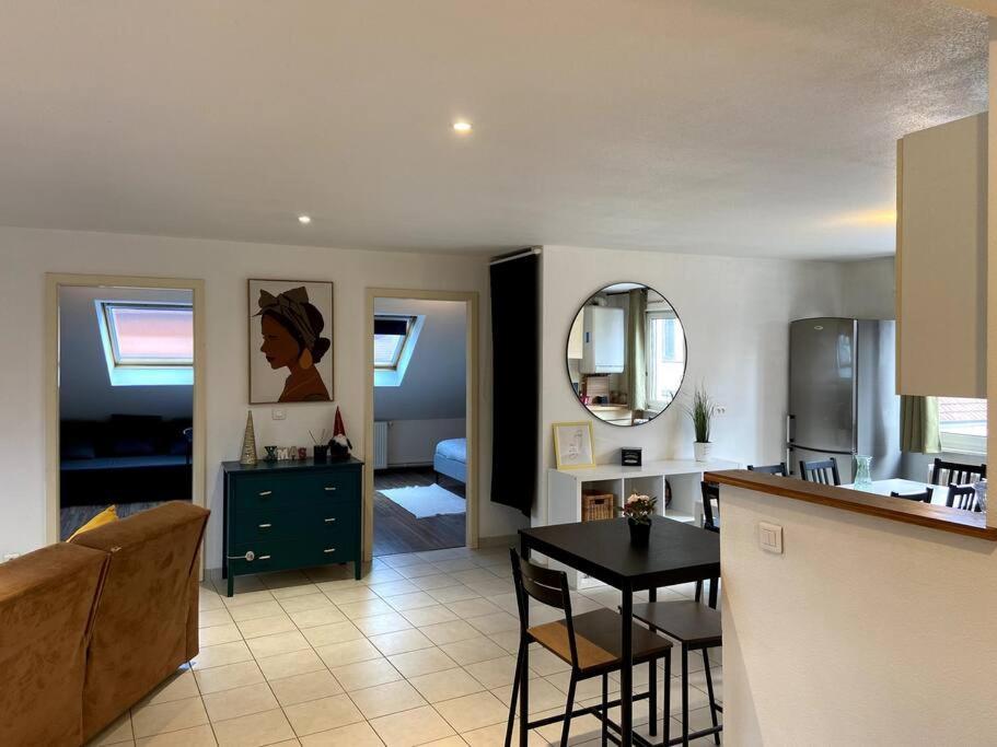 10Min Bus Strasbourg Centre-Parking Prive-Wifi-Tv Apartment Bischheim Bagian luar foto