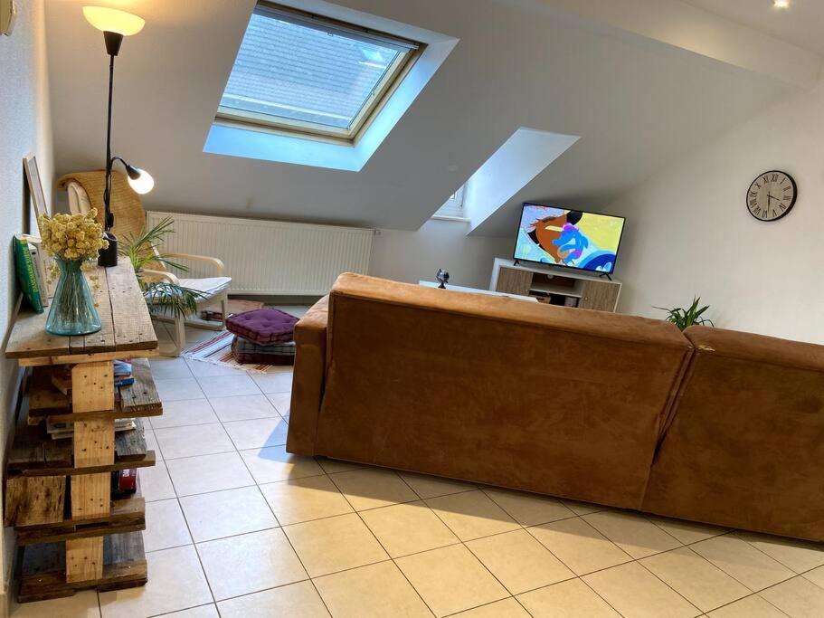 10Min Bus Strasbourg Centre-Parking Prive-Wifi-Tv Apartment Bischheim Bagian luar foto