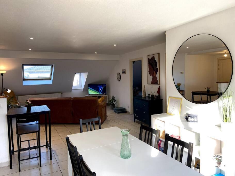 10Min Bus Strasbourg Centre-Parking Prive-Wifi-Tv Apartment Bischheim Bagian luar foto